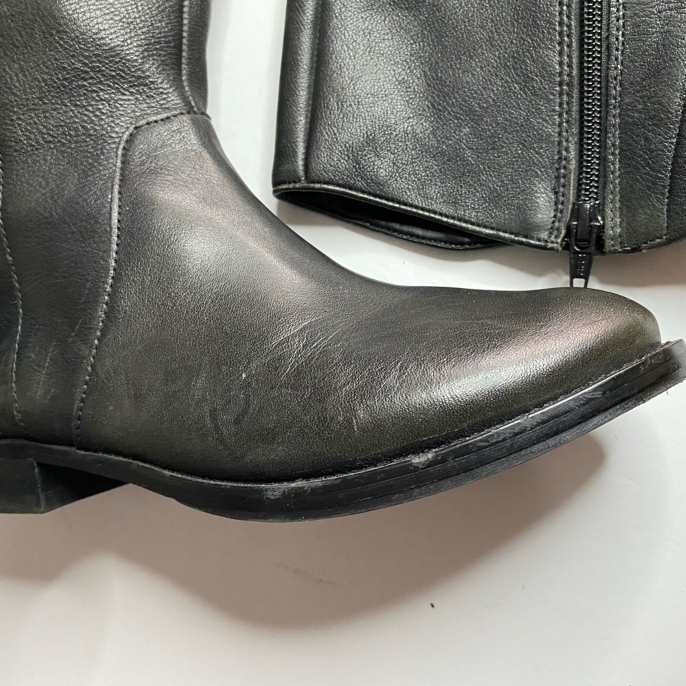 Arturo Chiang Atalicity Black Leather Knee High Riding Boots 7.5 Equestrian - Picture 11 of 15